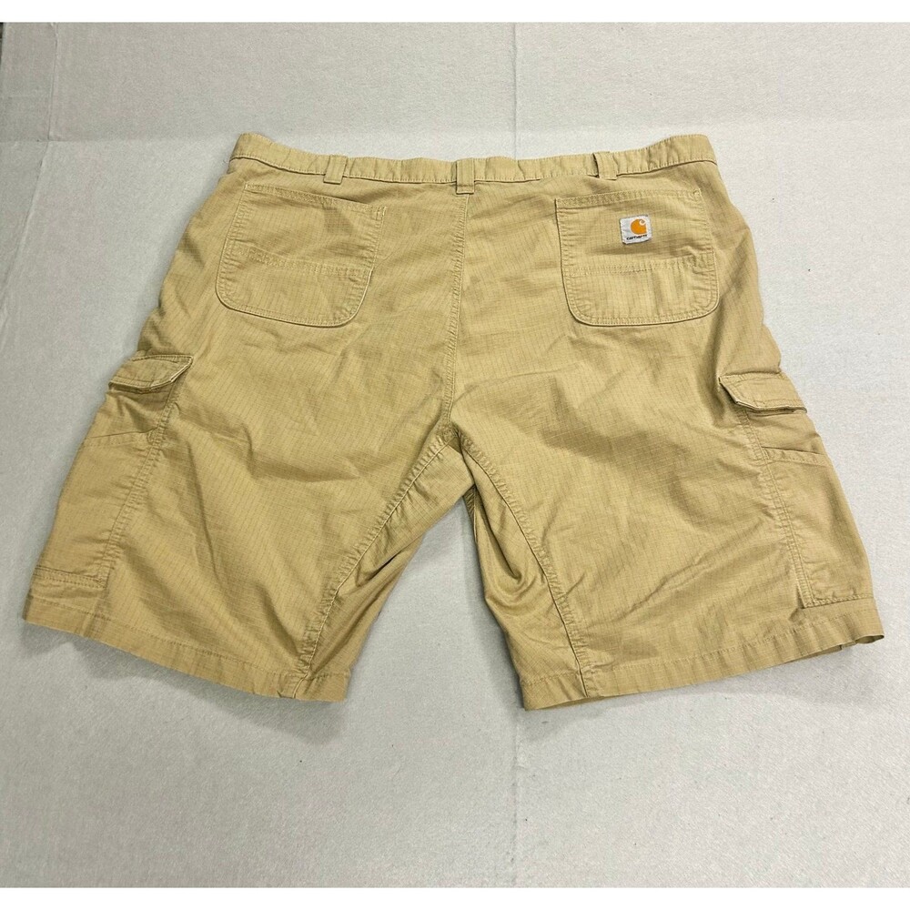 Carhartt Force Relaxed Fit Cargo Shorts Mens Size 46 Khaki Ripstop 103543 253 - Picture 3 of 9